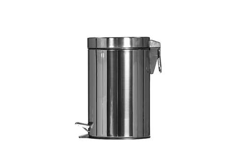 Round pedal bin 3l