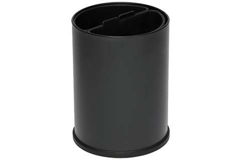Corbeille ronde 10l - 2 compartements - insert noir 5l