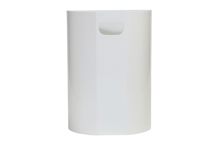 Half-round wall bin - 20l - 350x190x495mm - incl. wall mounting 