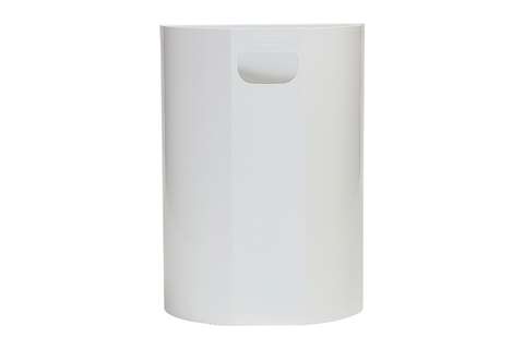 Half-round wall bin - 20l - 350x190x495mm - incl. wall mounting